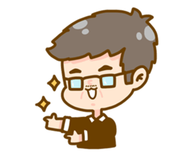 Family chatting (EN version) sticker #9093364