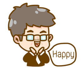 Family chatting (EN version) sticker #9093372