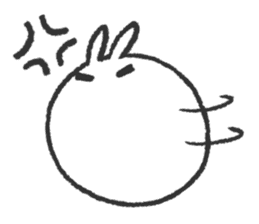snowball rabbit, Tomung! sticker #9093826