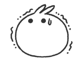 snowball rabbit, Tomung! sticker #9093833