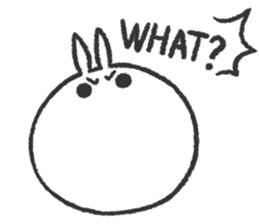 snowball rabbit, Tomung! sticker #9093836
