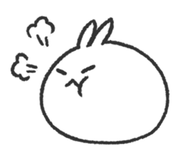 snowball rabbit, Tomung! sticker #9093842