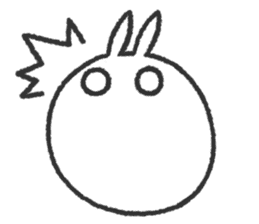 snowball rabbit, Tomung! sticker #9093843