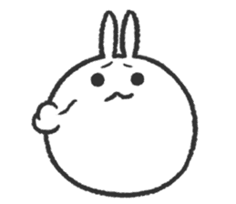snowball rabbit, Tomung! sticker #9093848