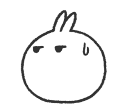 snowball rabbit, Tomung! sticker #9093849
