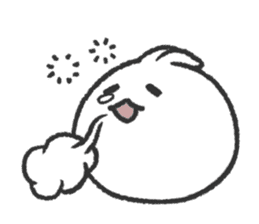 snowball rabbit, Tomung! sticker #9093851