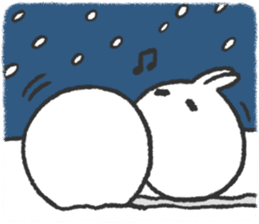 snowball rabbit, Tomung! sticker #9093853