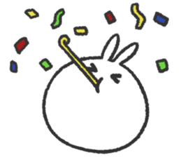 snowball rabbit, Tomung! sticker #9093860