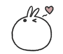 snowball rabbit, Tomung! sticker #9093862