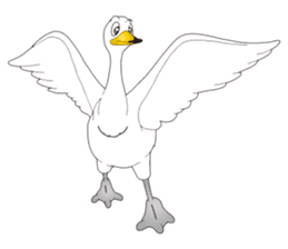 Happy Swan sticker #9093864