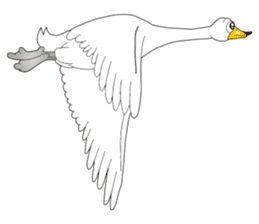 Happy Swan sticker #9093866