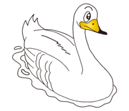 Happy Swan sticker #9093870