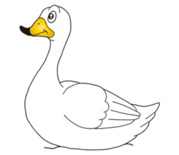 Happy Swan sticker #9093873
