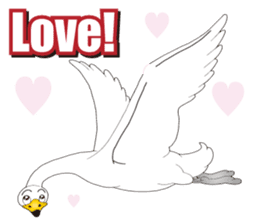 Happy Swan sticker #9093887