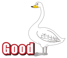 Happy Swan sticker #9093891