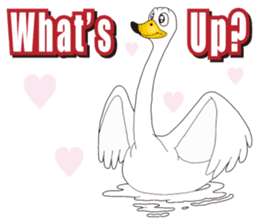 Happy Swan sticker #9093901