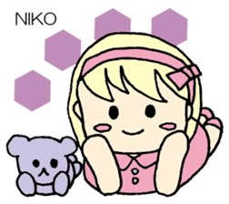 always need together.~Bear and girl~ sticker #9094033