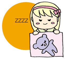 always need together.~Bear and girl~ sticker #9094054