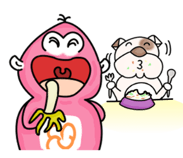 Mokky and Nunchi sticker #9094467