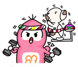 Mokky and Nunchi sticker #9094474