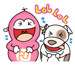 Mokky and Nunchi sticker #9094475