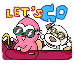 Mokky and Nunchi sticker #9094476