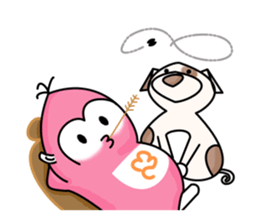 Mokky and Nunchi sticker #9094478