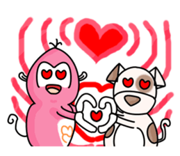 Mokky and Nunchi sticker #9094489