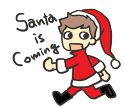 Japanese merrychristmas & happynewyear sticker #9095104