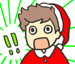 Japanese merrychristmas & happynewyear sticker #9095115