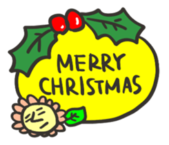 Japanese merrychristmas & happynewyear sticker #9095121