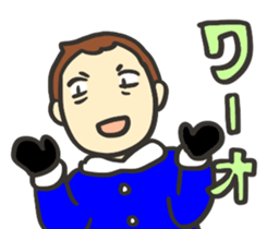 Japanese merrychristmas & happynewyear sticker #9095124