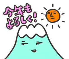 Japanese merrychristmas & happynewyear sticker #9095143