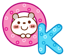 Spotted bear(Use another message) sticker #9095202