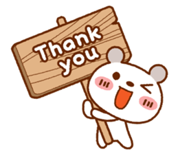 Spotted bear(Use another message) sticker #9095210