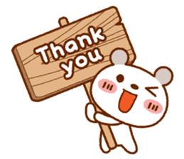 Spotted bear(Use another message) sticker #9095210