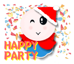 Sunny Day Christmas sticker #9095279