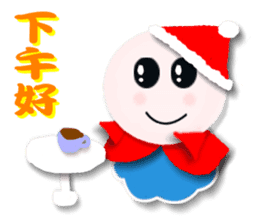 Sunny Day Christmas sticker #9095281