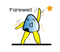 hang rice ball-chan sticker #9095566