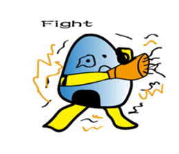 hang rice ball-chan sticker #9095575