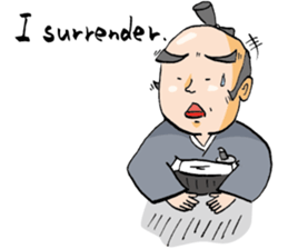 samurai language part2<English version> sticker #9095716