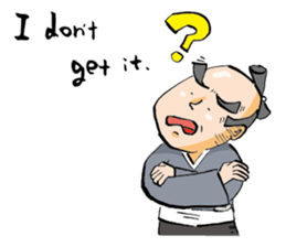 samurai language part2<English version> sticker #9095720