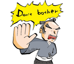 samurai language part2<English version> sticker #9095725