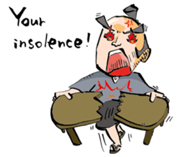 samurai language part2<English version> sticker #9095732