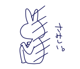 KYURUN rabbit sticker #9095792
