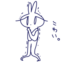 KYURUN rabbit sticker #9095800