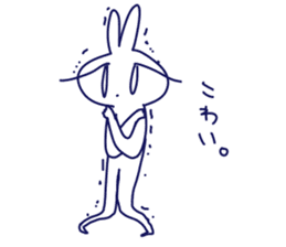 KYURUN rabbit sticker #9095800