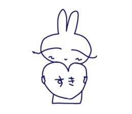 KYURUN rabbit sticker #9095803