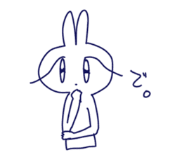KYURUN rabbit sticker #9095805