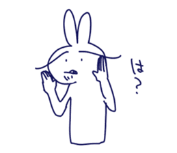 KYURUN rabbit sticker #9095814